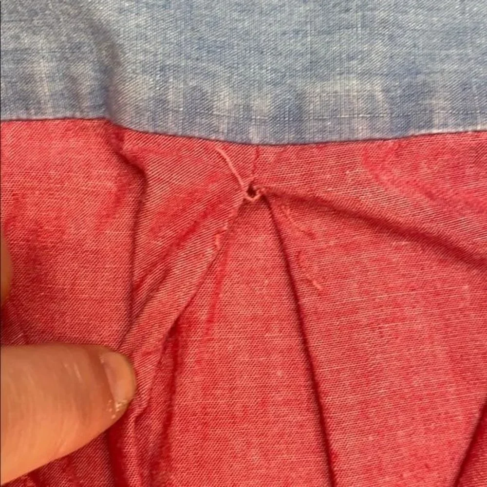 Vintage Nautica Mens Button-down Short Sleeve Casual Shirt Size M - Picture 7 of 7